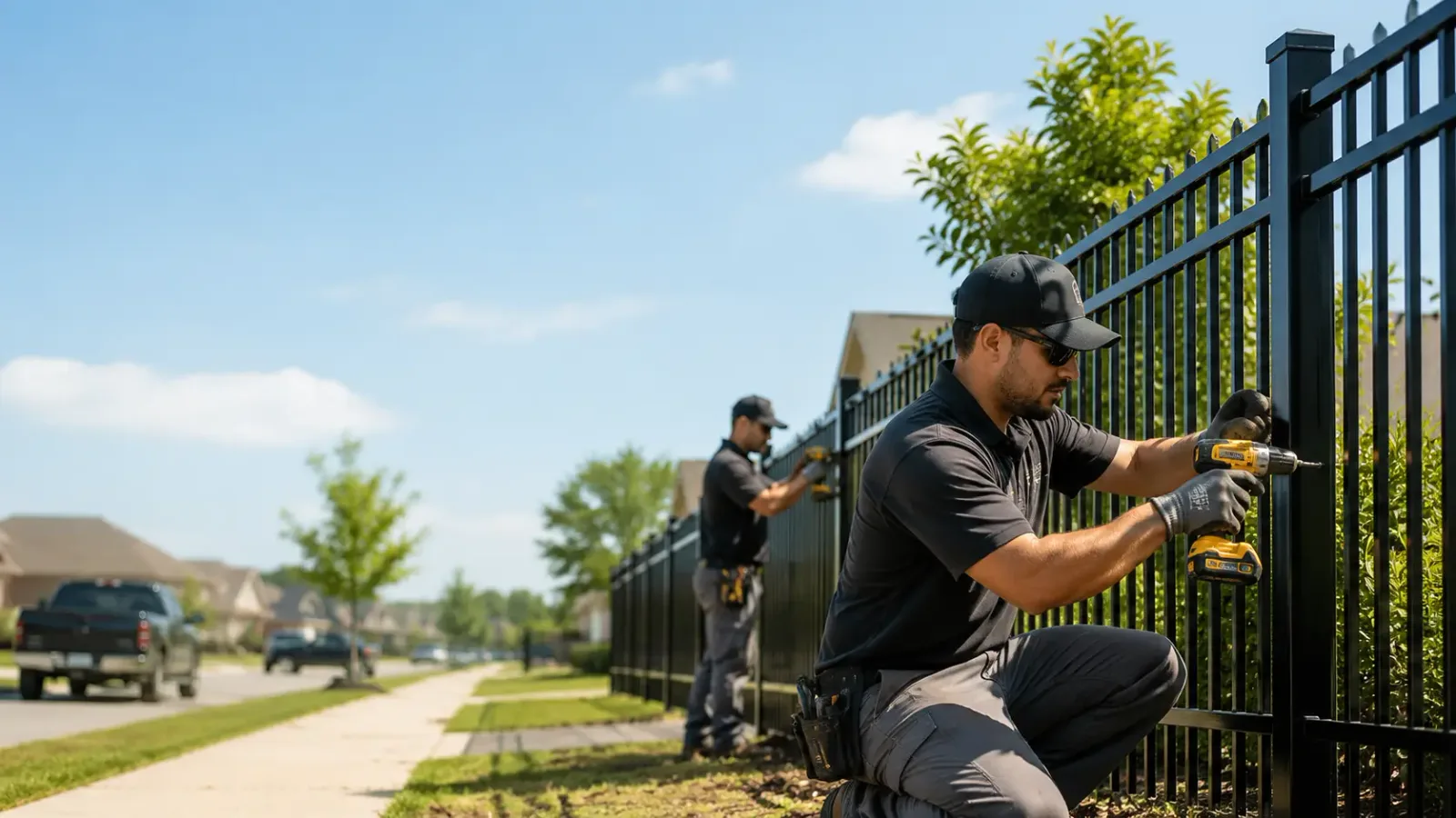 Metal Fence Installation in Lake George, MI